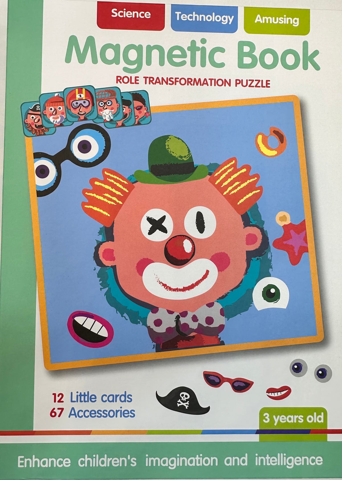 Face Changing Magnetic Board Puzzle - 67pcs
