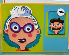 Face Changing Magnetic Board Puzzle - 67pcs