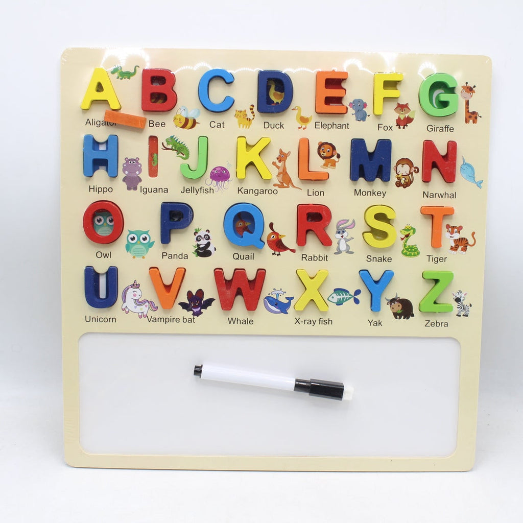 2 in 1 Kids Alphabet Learning Board