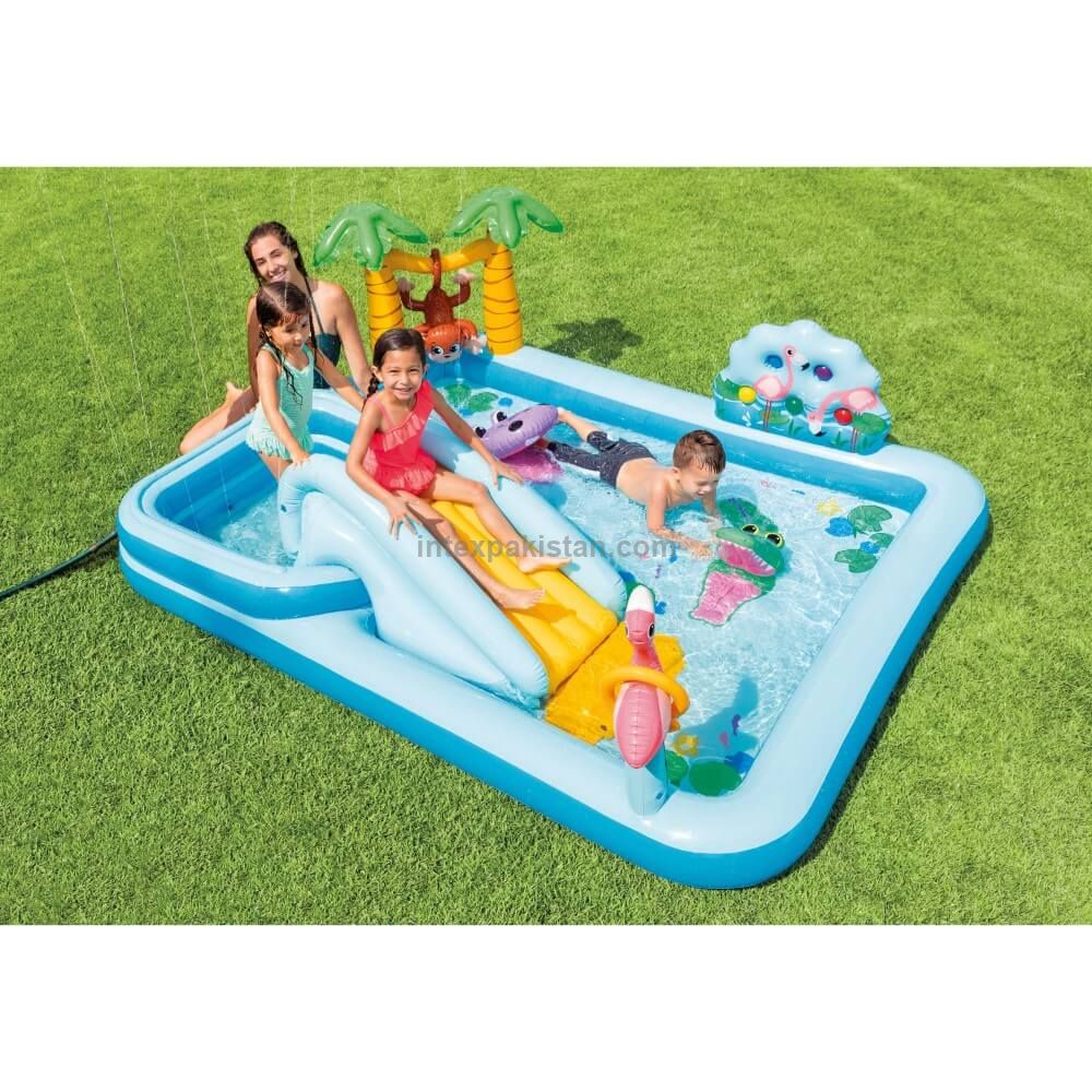 INTEX Jungle Adventure Play Center – 244cm × 198cm × 71cm
