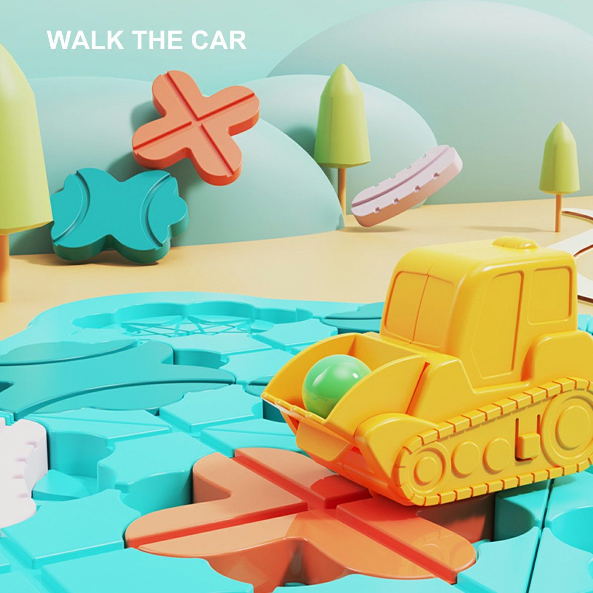 Logical Puzzle Maze - Road Builder