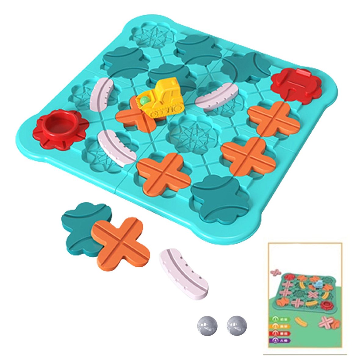Logical Puzzle Maze - Road Builder