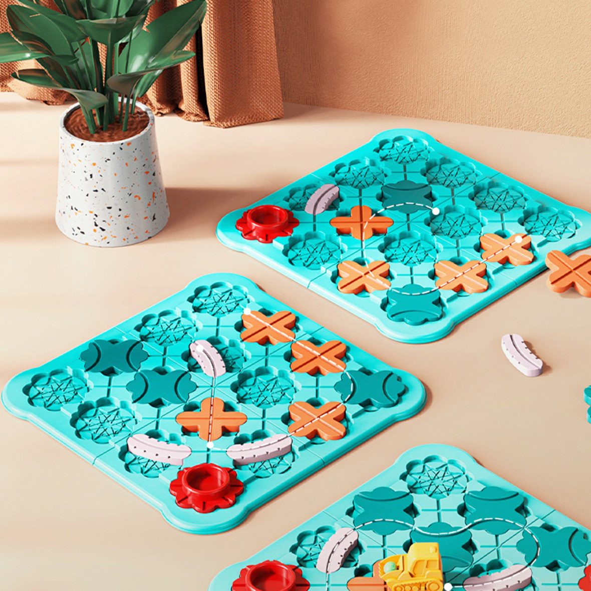 Logical Puzzle Maze - Road Builder