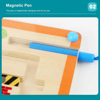 Wooden Magnetic Color Sorting Counter Board - JustForKids