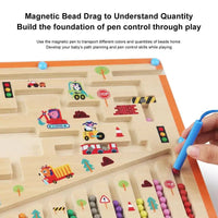 Wooden Magnetic Color Sorting Counter Board - JustForKids