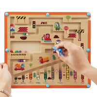 Wooden Magnetic Color Sorting Counter Board - JustForKids