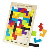 Multicolor Wooden Jigsaw Blocks - JustForKids