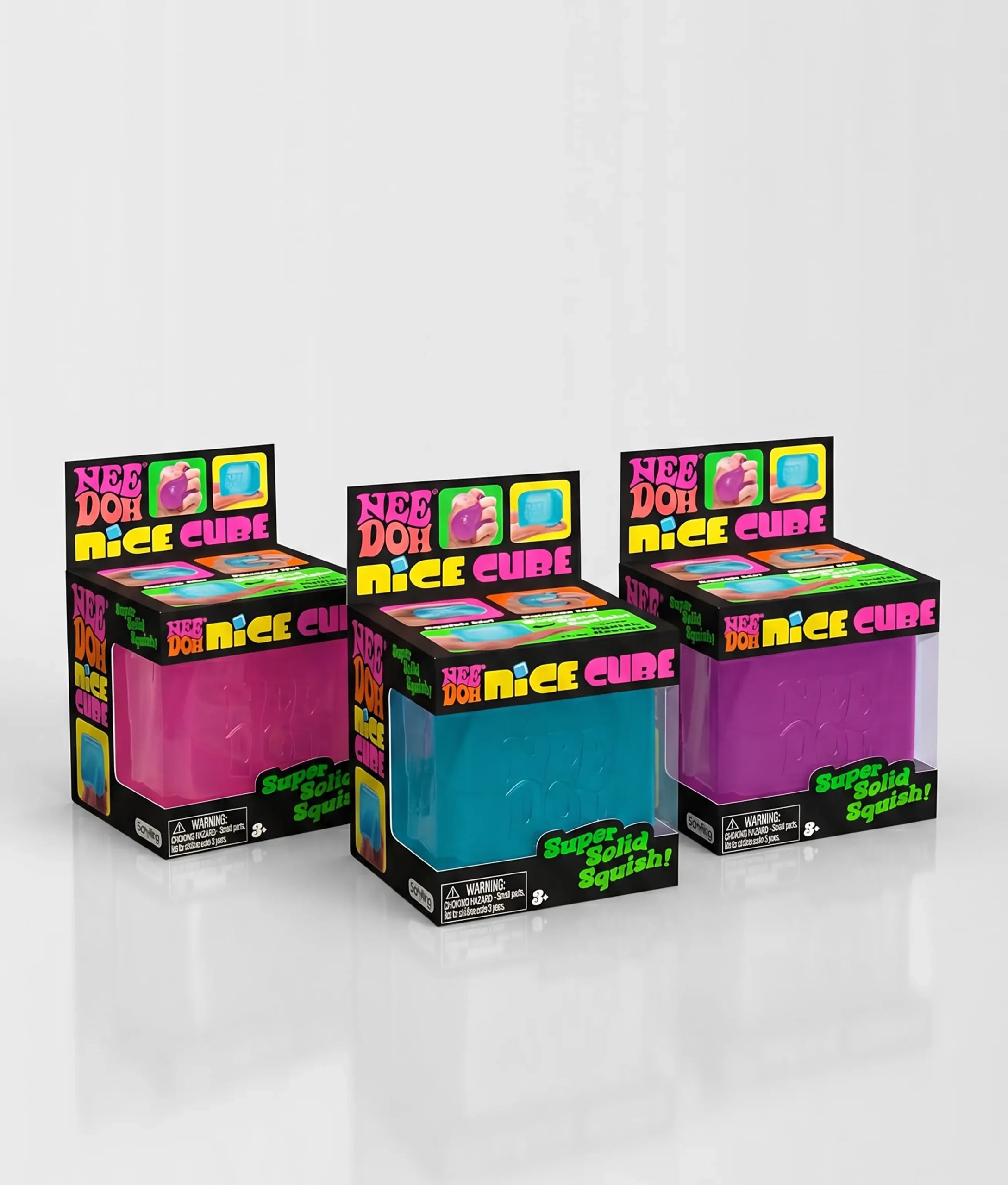 NeeDoh Nice Cube Super Solid Squishy - Assorted Design