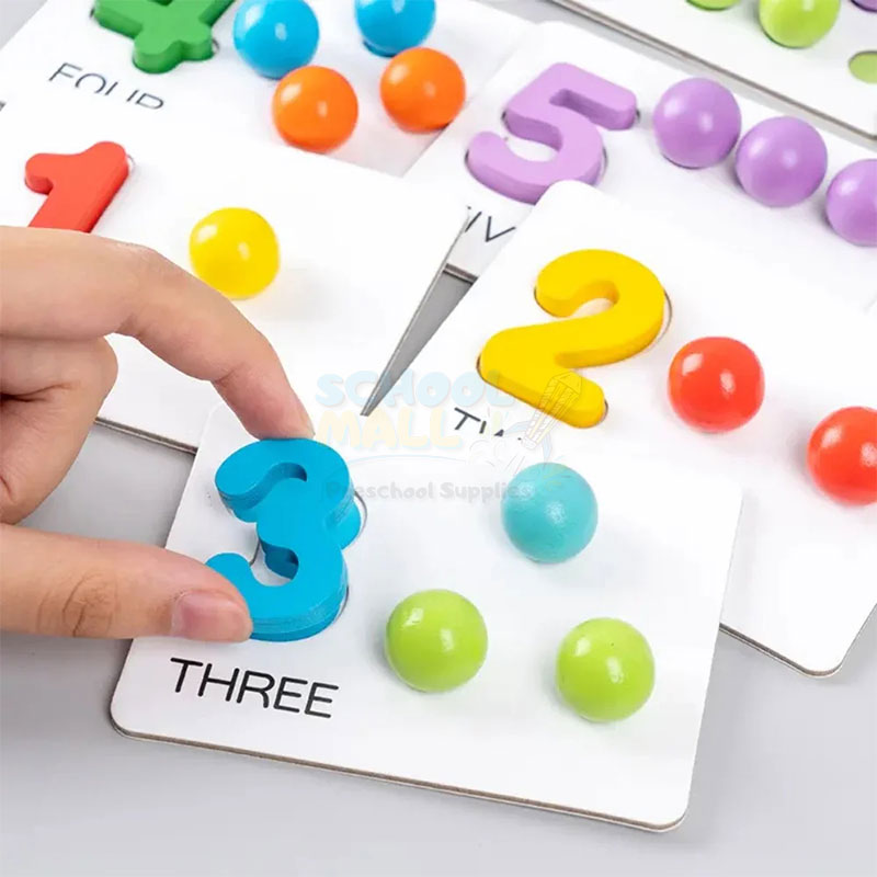Number Cognitive Operation Bead Matching Game - JustForKids