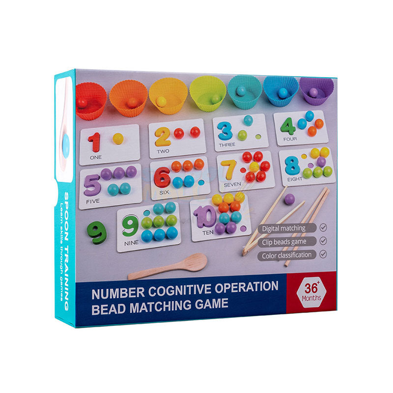 Number Cognitive Operation Bead Matching Game - JustForKids