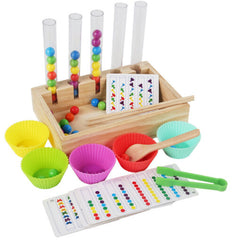 Rainbow beads clip clip music