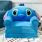 Cartoon Foldable Kids Sofa Chair – Soft 3-Layer Plush