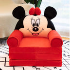 Cartoon Foldable Kids Sofa Chair – Soft 3-Layer Plush