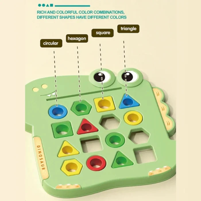 Early Education Dinosaur Pairing Game for Kids - Assorted