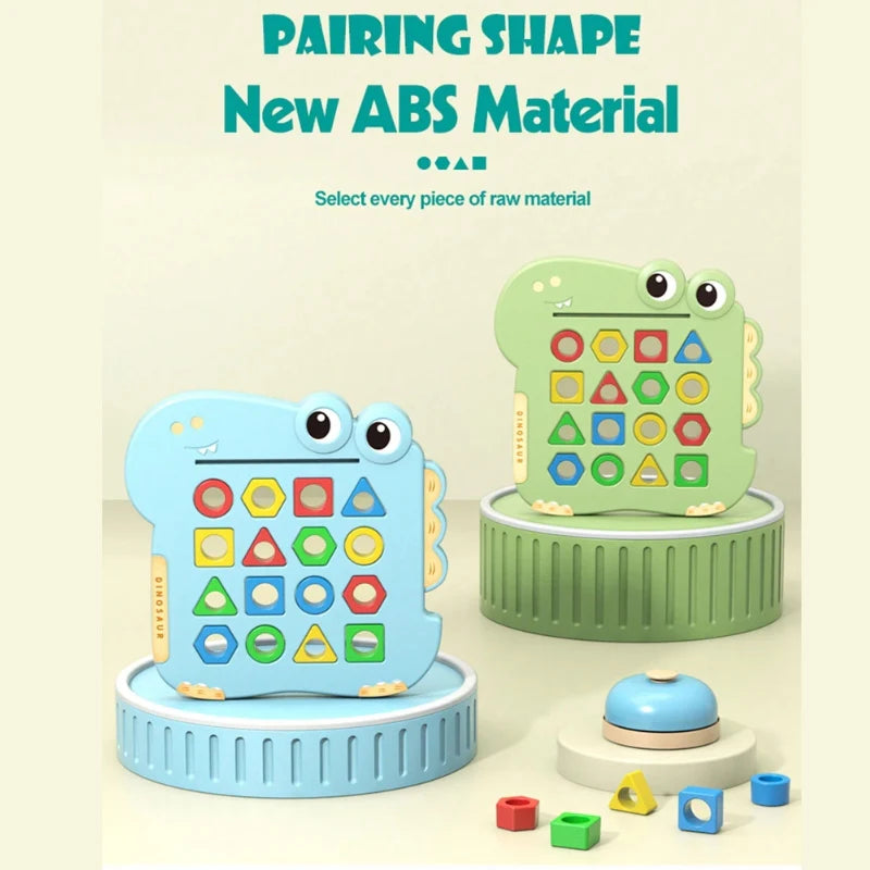 Early Education Dinosaur Pairing Game for Kids - Assorted