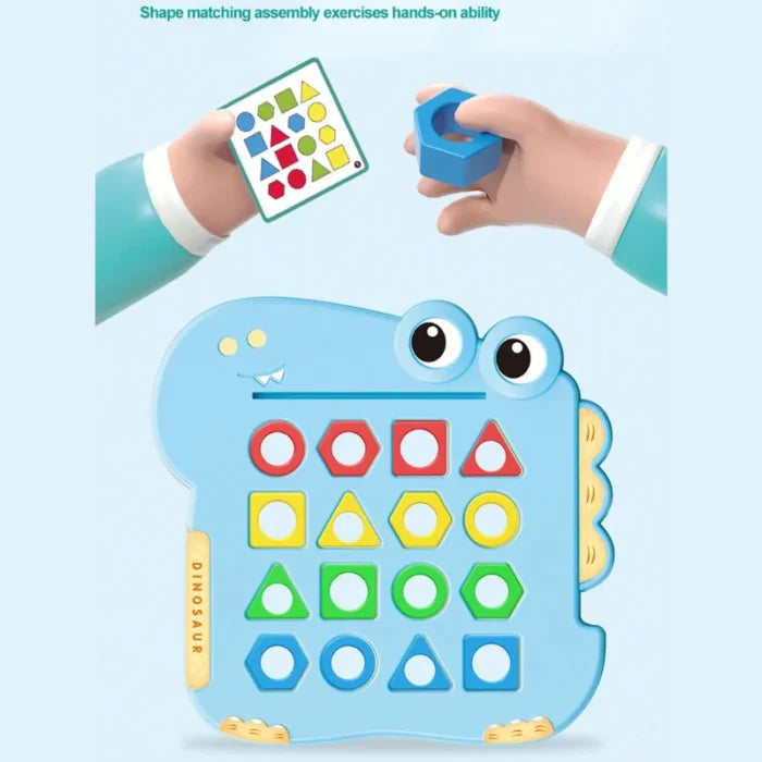 Early Education Dinosaur Pairing Game for Kids - Assorted