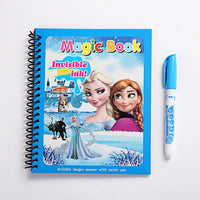 MAGIC BOOK WITH INVISIBLE INK WATER PEN - JustForKids
