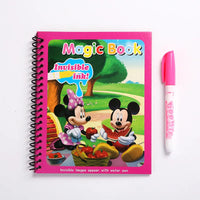 MAGIC BOOK WITH INVISIBLE INK WATER PEN - JustForKids