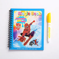 MAGIC BOOK WITH INVISIBLE INK WATER PEN - JustForKids