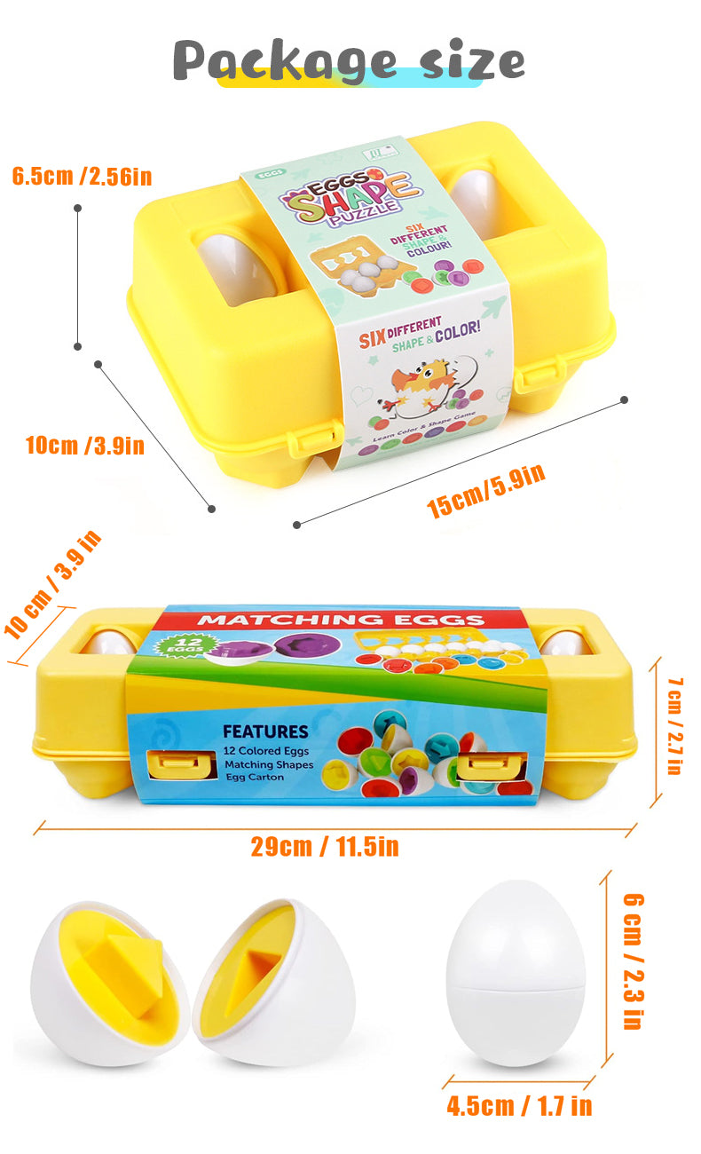 Matching Eggs Color Recognition and Shape