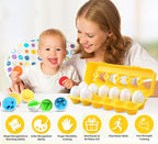 Matching Eggs Color Recognition and Shape - JustForKids