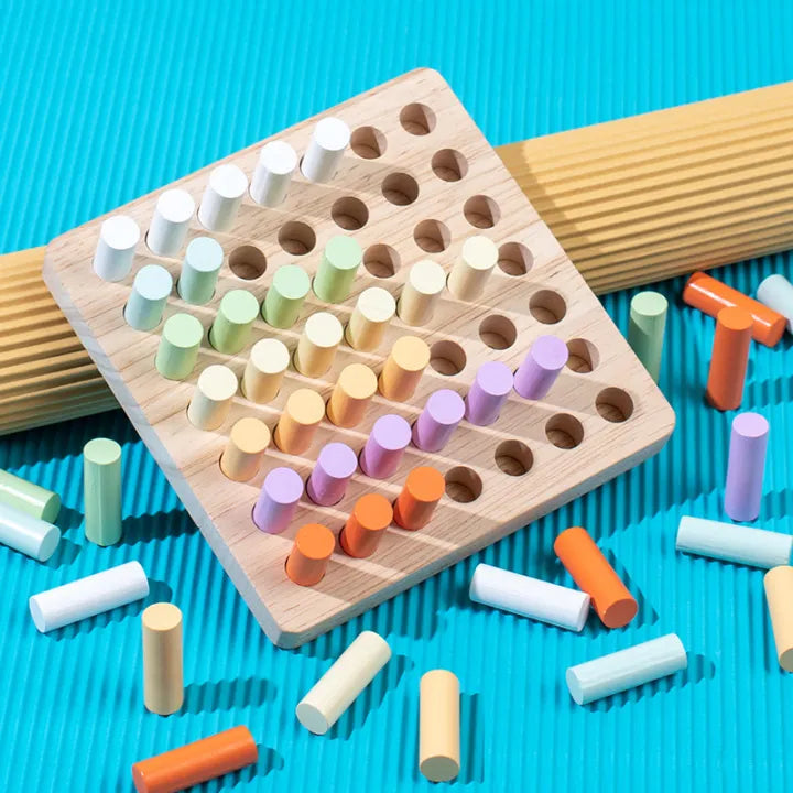 Montessori Wooden Counting & Sorting Logic Board