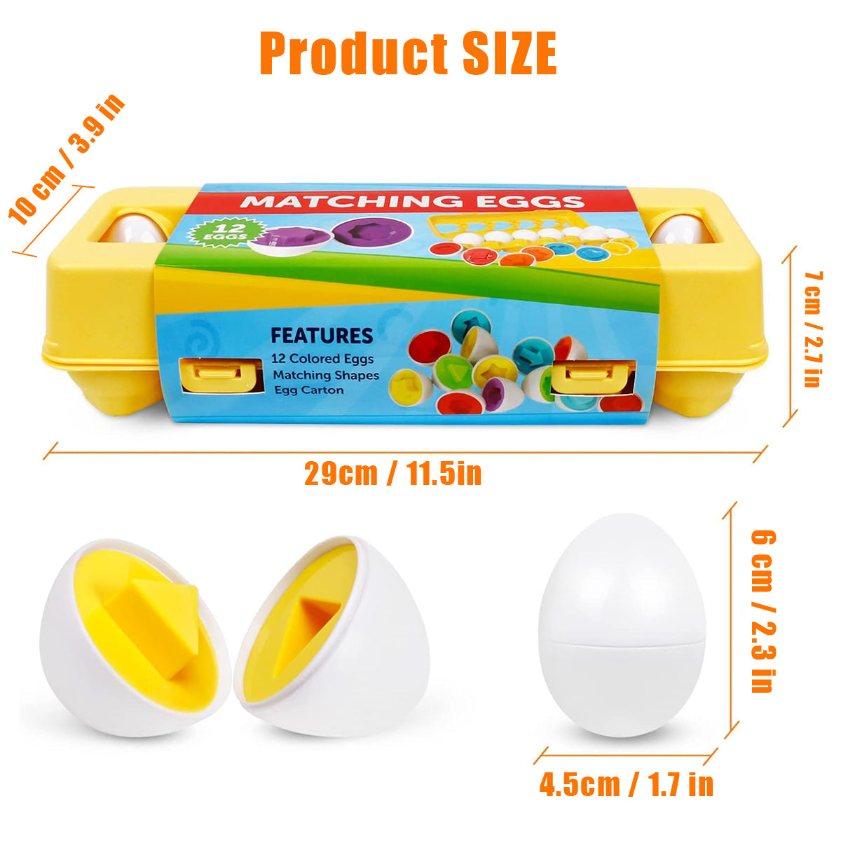 Matching Eggs Color Recognition and Shape