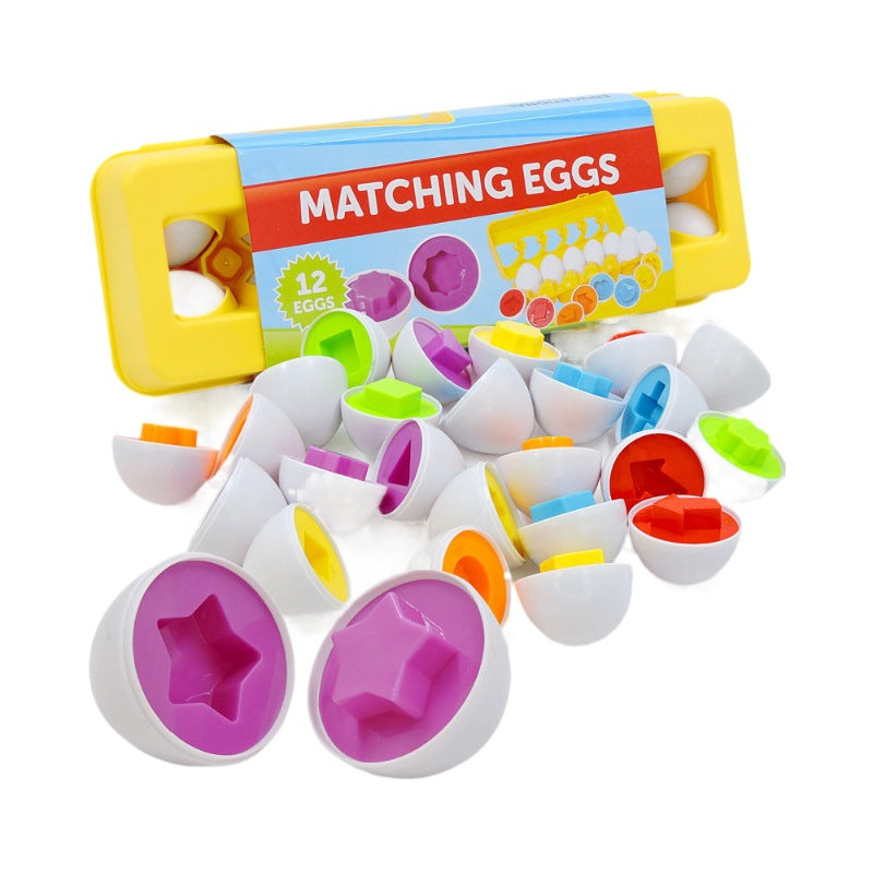 Matching Eggs Color Recognition and Shape - JustForKids