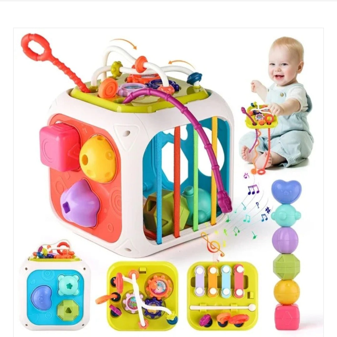 Activity Cube Box - 7 in 1 - JustForKids