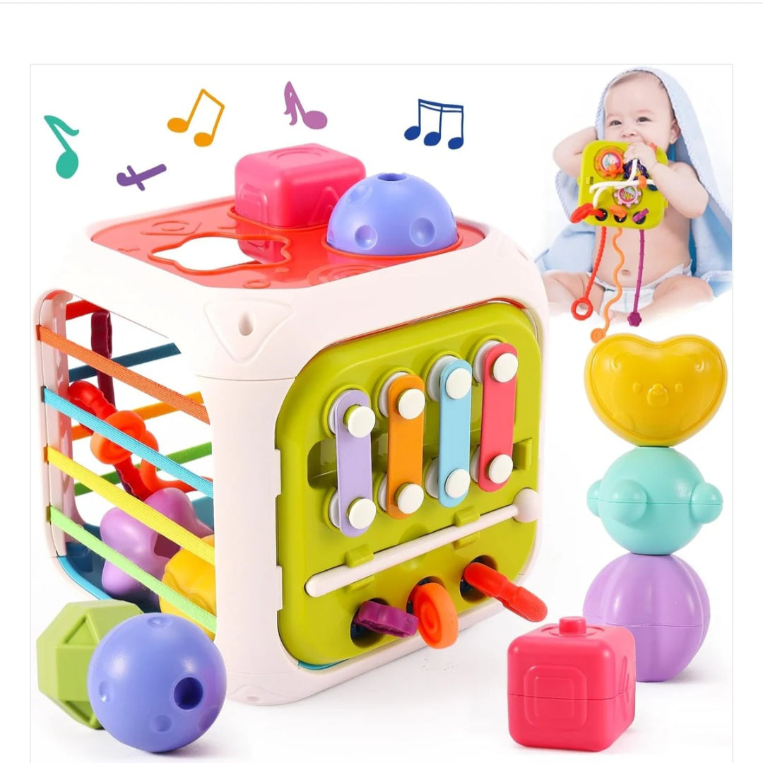 Activity Cube Box - 7 in 1 - JustForKids