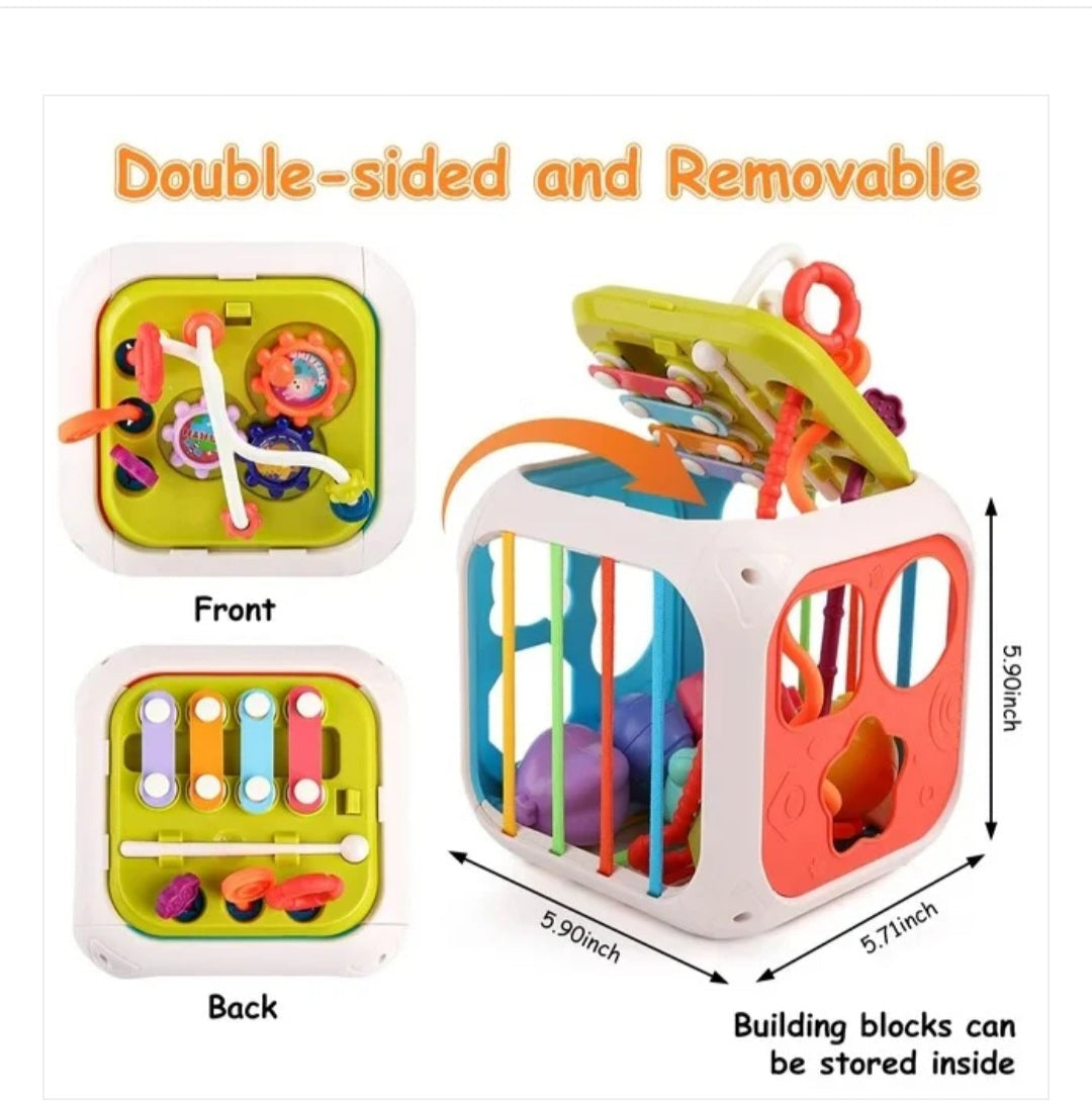 Activity Cube Box - 7 in 1 - JustForKids