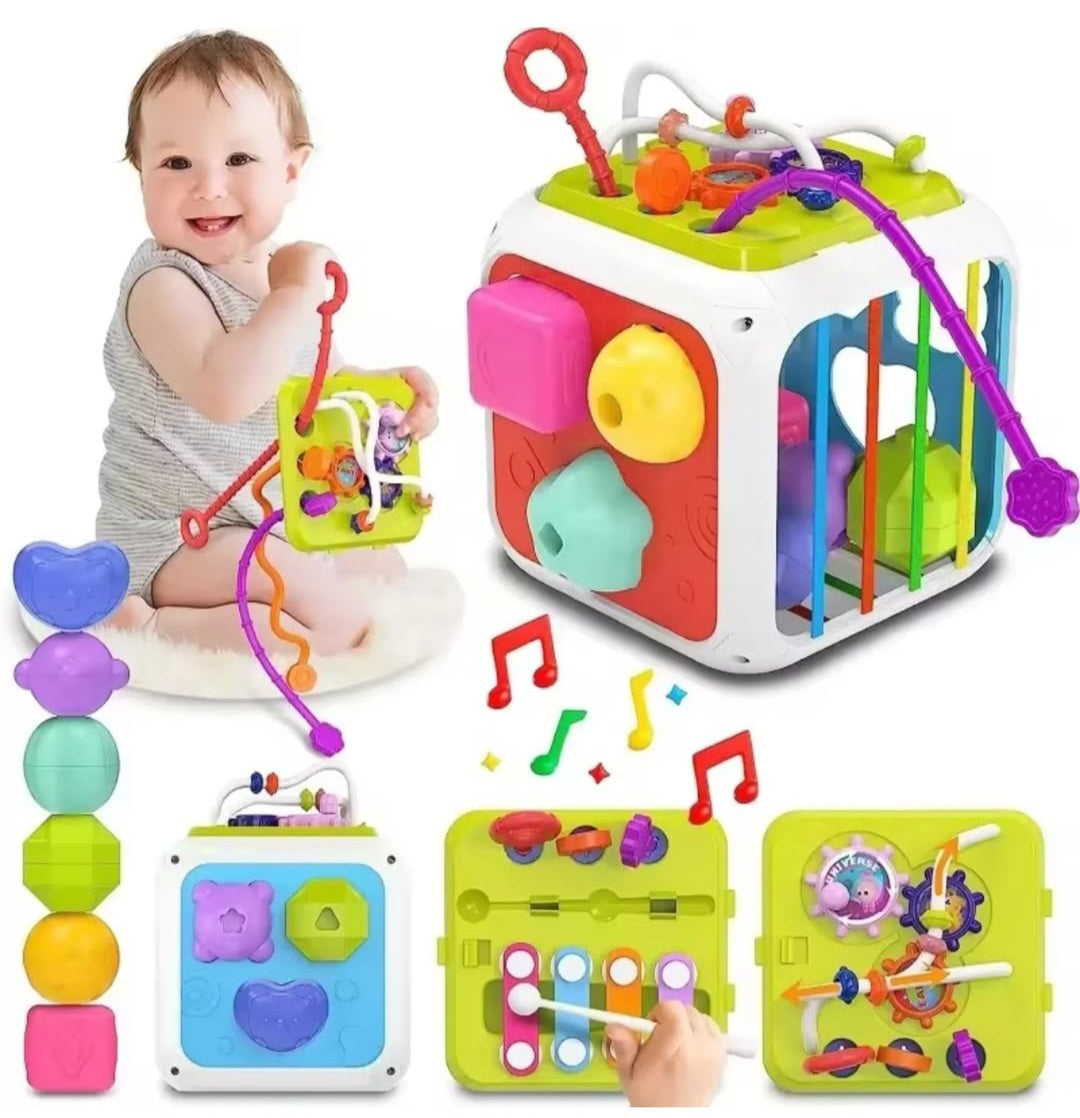 Activity Cube Box - 7 in 1