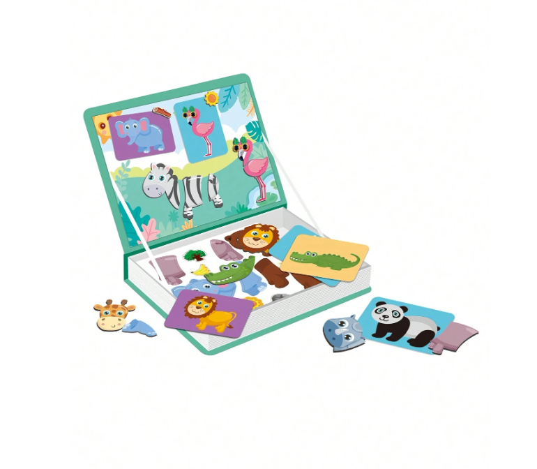 Magnetic Book Interesting Puzzles of Animals