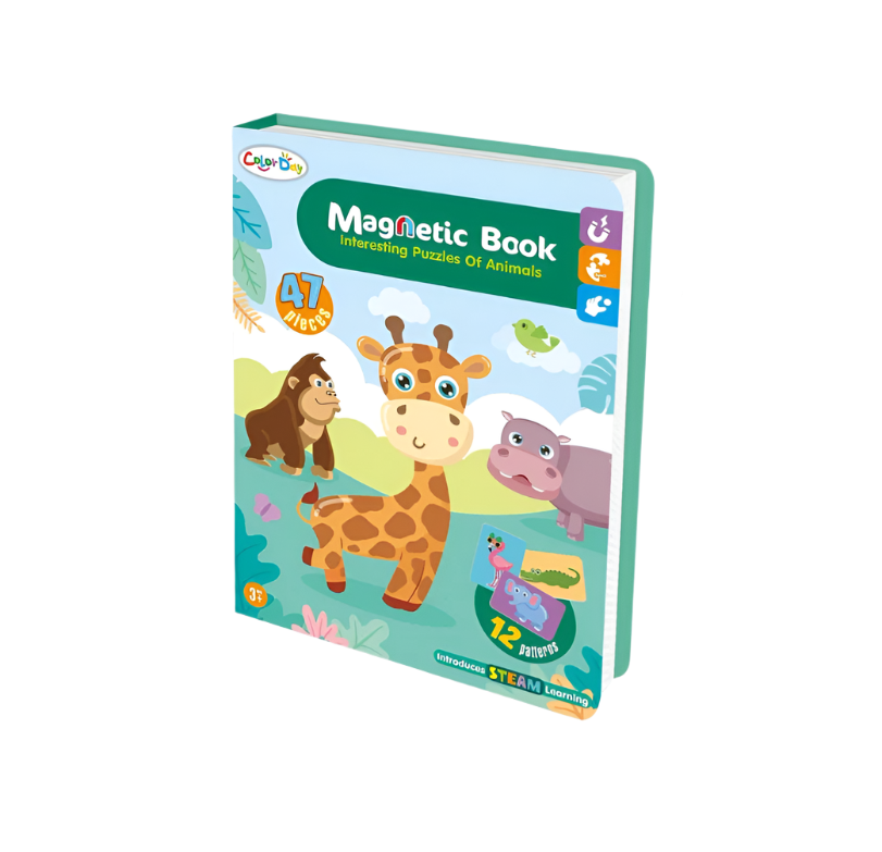 Magnetic Book Interesting Puzzles of Animals