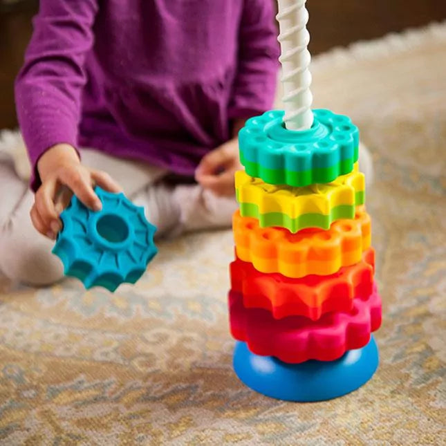 Spin Again Rainbow Tower - 5 Stages - JustForKids