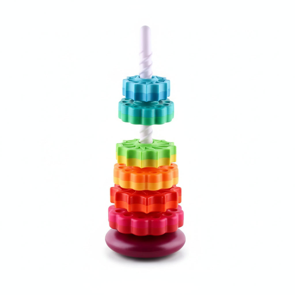 Spin Again Rainbow Tower - 5 Stages - JustForKids