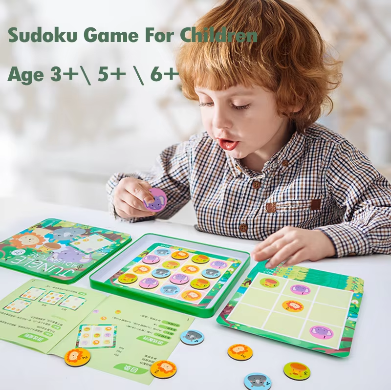 Thinking Sudoku Game Magnetic Puzzle Tin Box