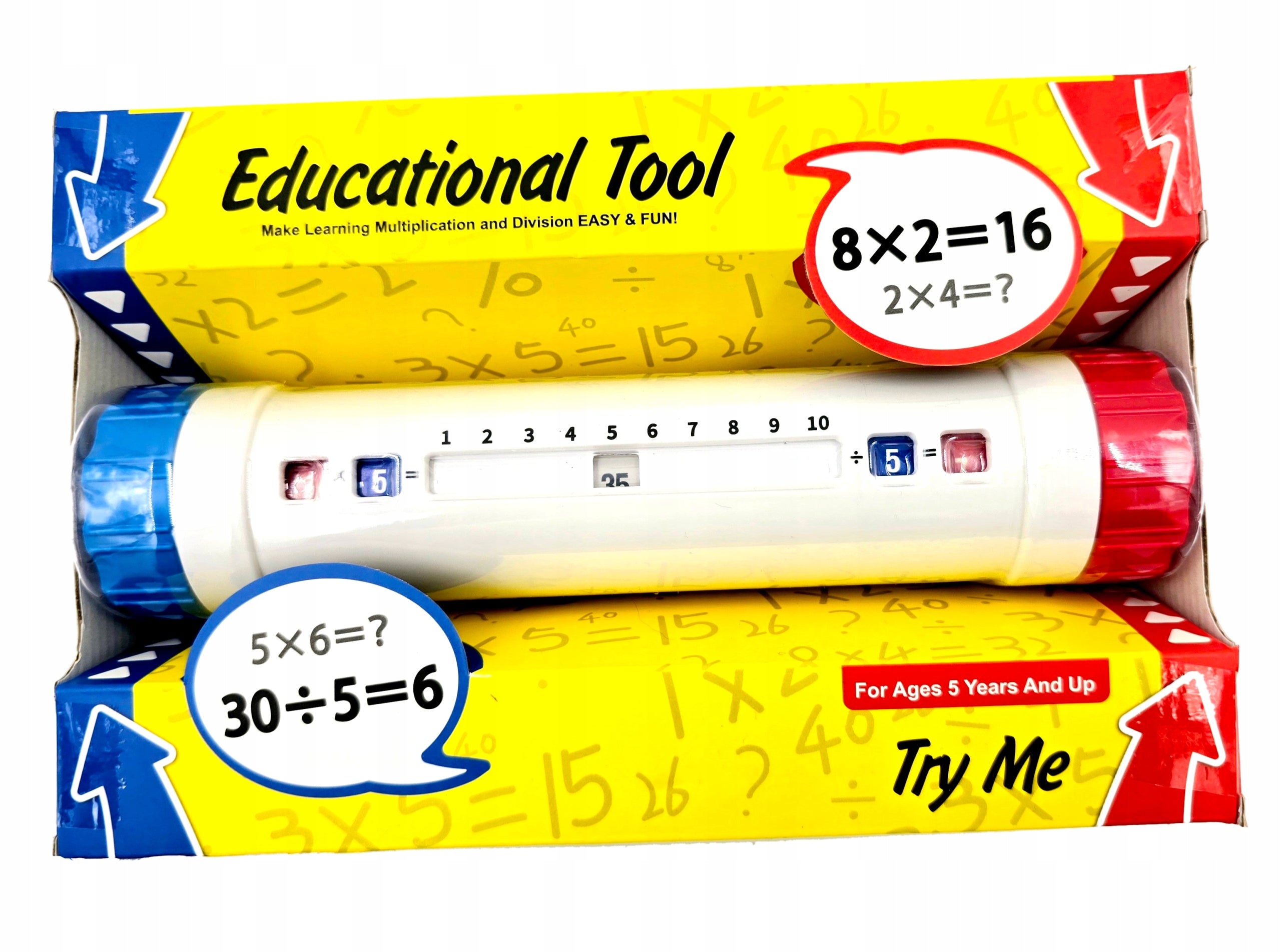 Division Table in Learning to Count for Children – Educational Toy