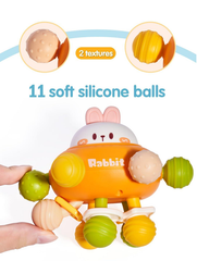 🐰 Baby Teething & Sensory Rabbit Toy