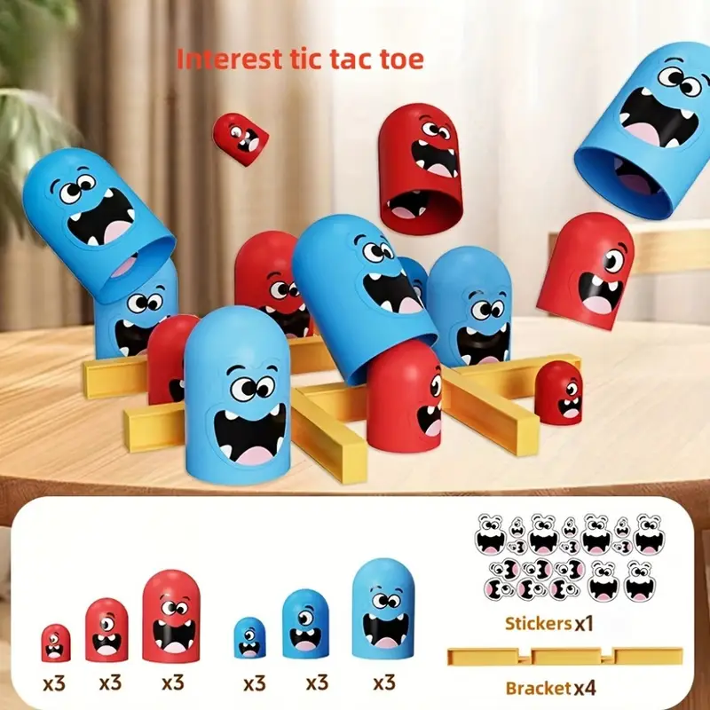 Gobble Family Tic Tac Toe Battle Fun Game