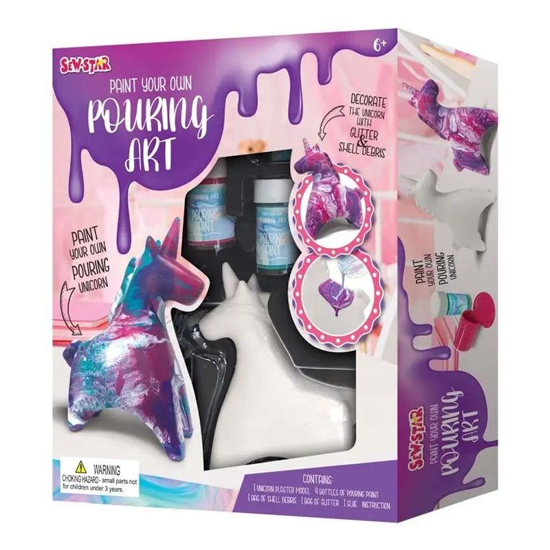 Sew Star Paint Your Own Pouring Art Kit