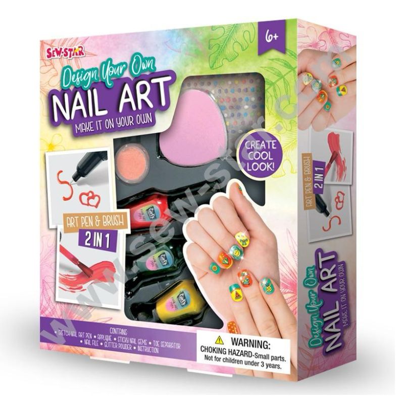 Sew Star 2 In 1 Nail Art Set
