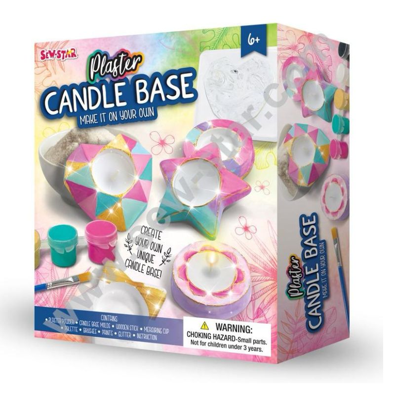 Sew Star Plaster Candle Base Kit