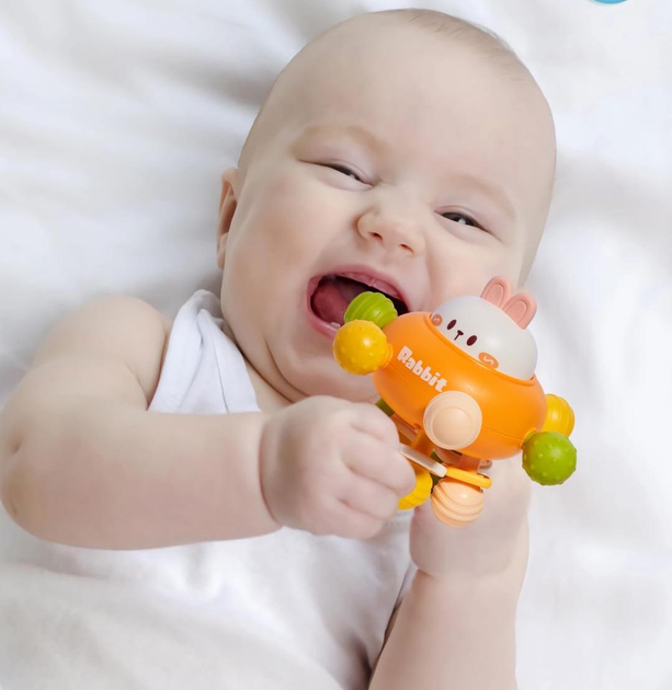 🐰 Baby Teething & Sensory Rabbit Toy