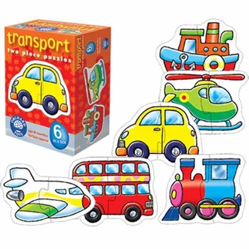 Transport Two-Piece Jigsaw Puzzles – Fun & Educational!
