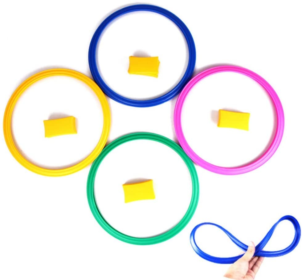 Hopscotch Rings Pretend Play Set – 10 Colorful Pieces for Creative and Active Play - JustForKids