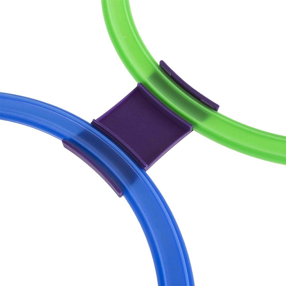 Hopscotch Rings Pretend Play Set – 10 Colorful Pieces for Creative and Active Play - JustForKids