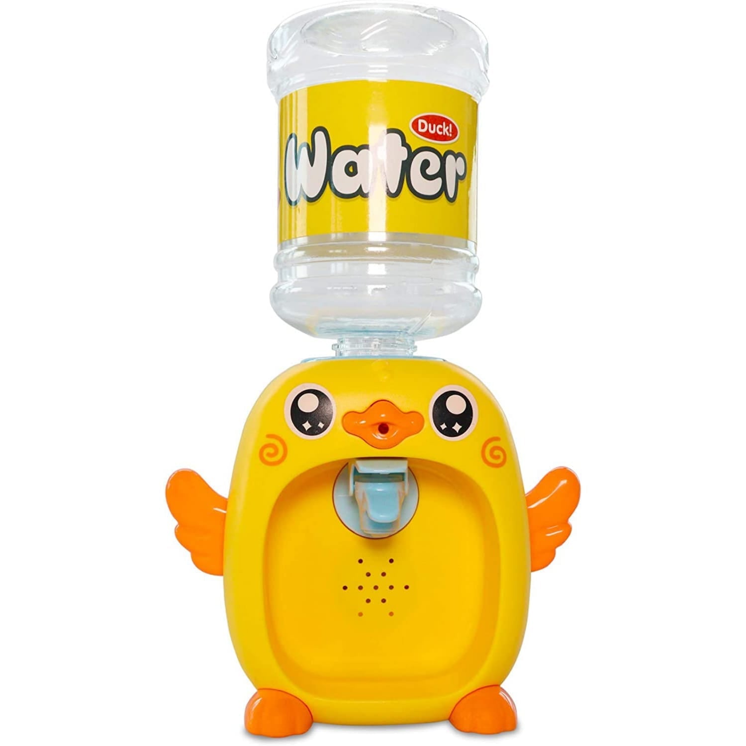 Mini Duck Water Dispenser Light and Music Toy for Kids Drinking Fountain Glass Play - JustForKids