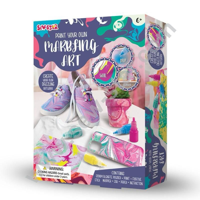 DIY Colorful Marbling Art - JustForKids