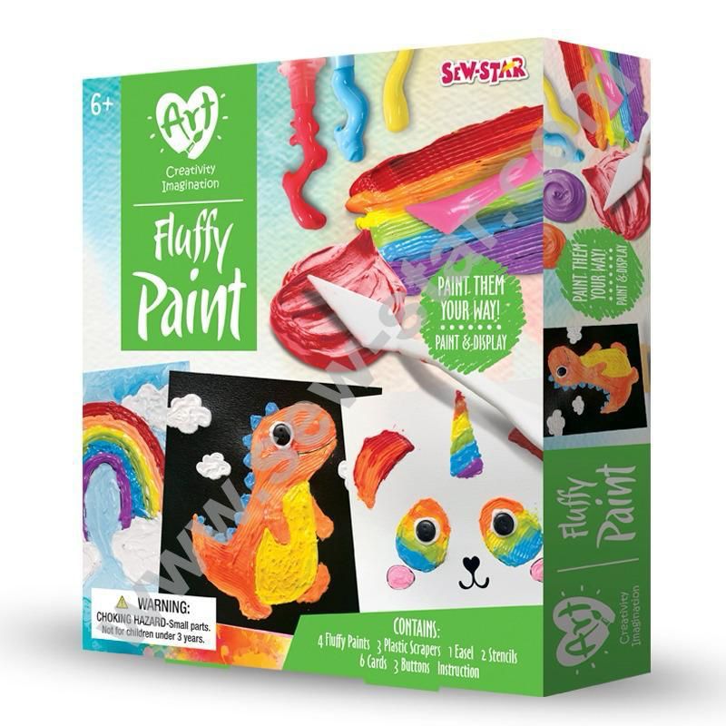 Creative Fluffy Paint Set - JustForKids